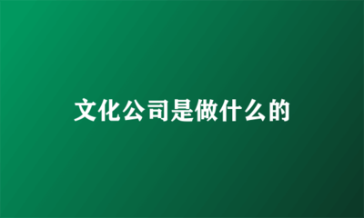 文化公司策劃 創(chuàng)意、連接與價值的構(gòu)建者